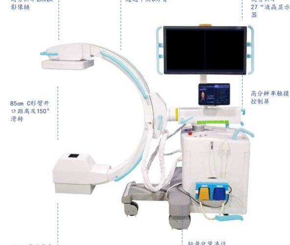 萬東鼎立移動式c形臂x射線機hmc-160d